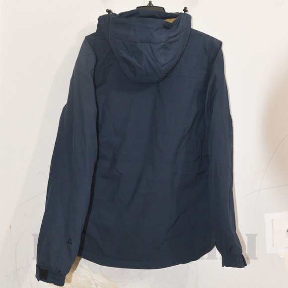 BLUE COAL NWT Gerry Men's Nimbus Tech Jacket Nocturne Detachable Hooded - Picture 11 of 15